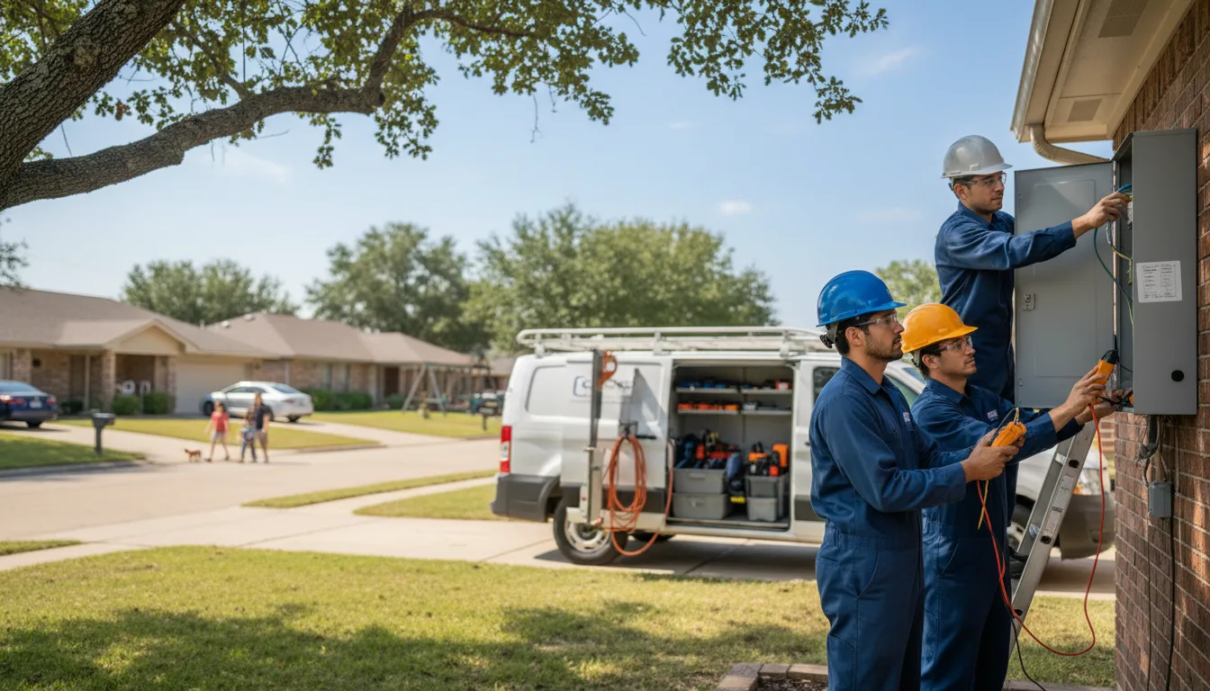 Certified electrician providing emergency electrical services in Mount Hope, AL
